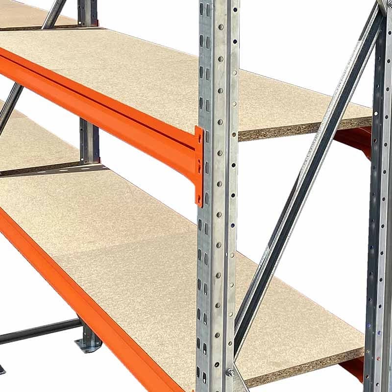 Planchers agglomérés pour rayonnage mi-lourd